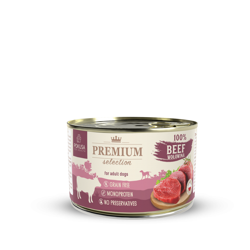 Premium Selection karma mokra 100% wołowiny