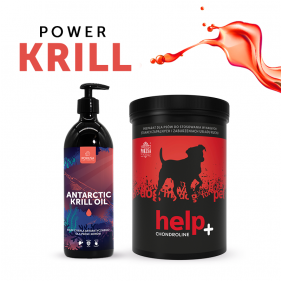 POWER KRILL - 20% - Antarctic Krill Oil 500 ml + ChondroLine Help 350 g