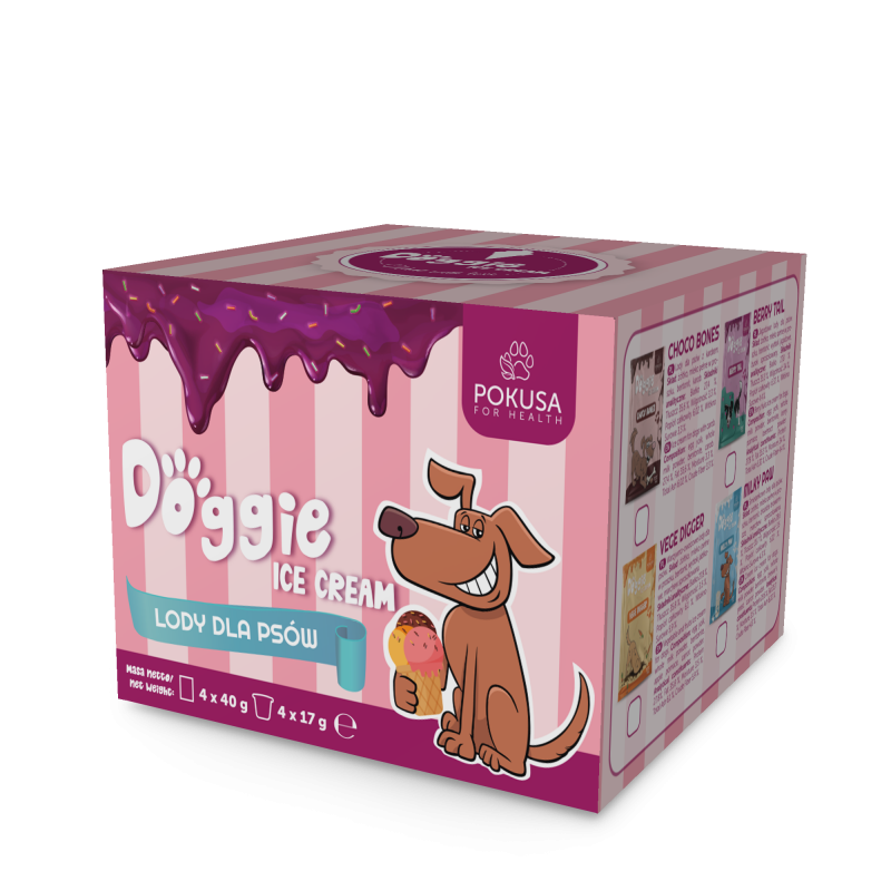 DOGGIE ICE CREAM - suplementacyjne lody dla psów