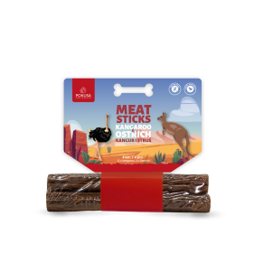 FEEL THE WILD - Paluszki mięsne - Meat sticks: 2 x kangur i 2 x struś