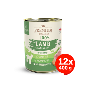 Wet dog food - 100% lamb - Premium Selection
