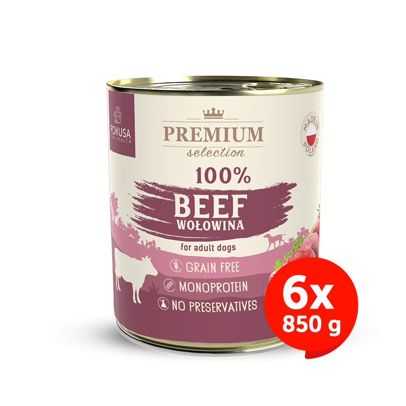 PREMIUM SELECTION WET FOOD 100% BEEF PREMIUM SELECTION WET FOOD 100% BEEF