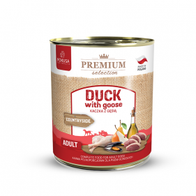 Premium Selection - duck with goose - wet food