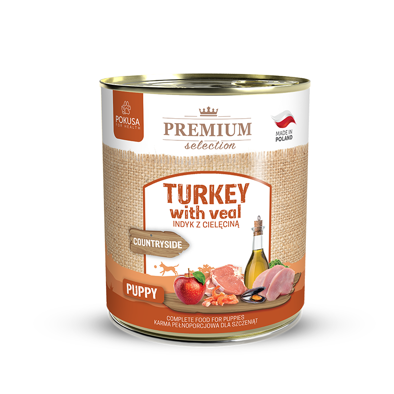 Premium Selection - turkey with veal - wet food