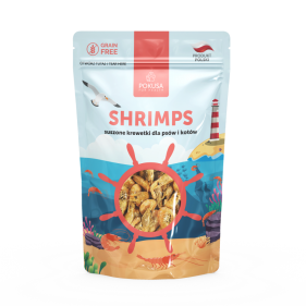 Aromatic shrimps for dogs and cats