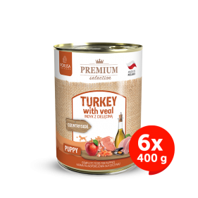 Premium Selection - turkey with veal - wet food