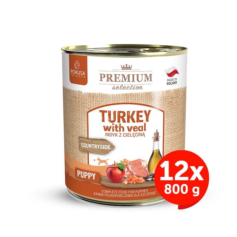 Premium Selection - turkey with veal - wet food