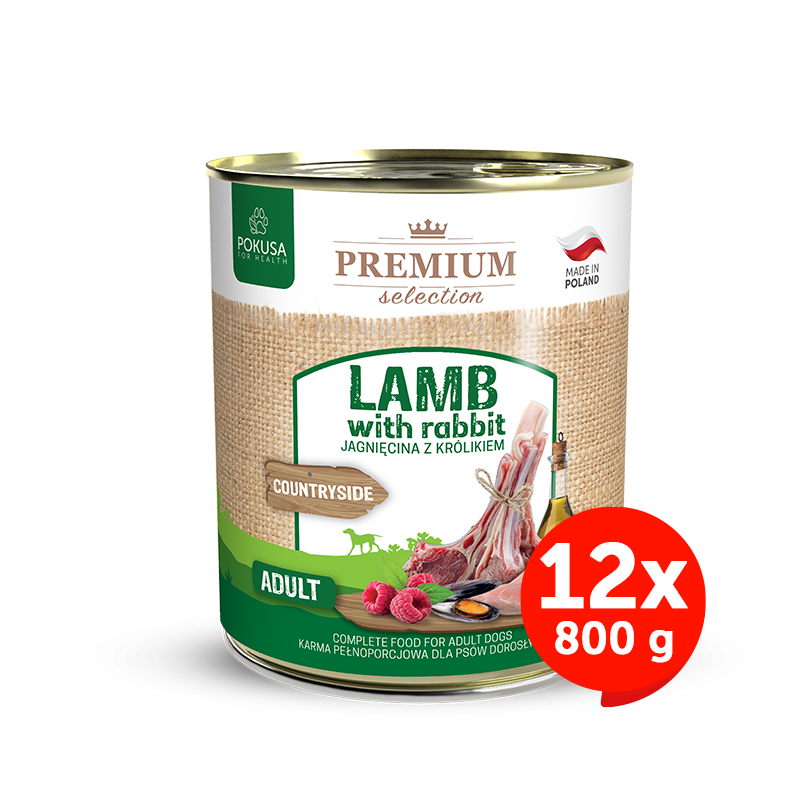 Premium Selection - lamb whith rabbit - wet food