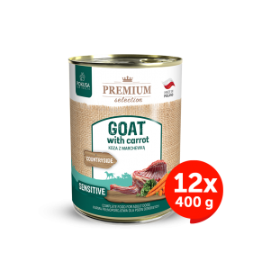 Premium Selection - goat with carrot - wet food