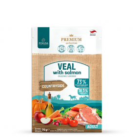 Premium Selection Veal with Salmon Adult