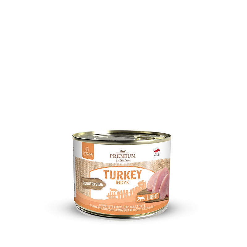 Premium Selection - turkey - wet food for adult cats