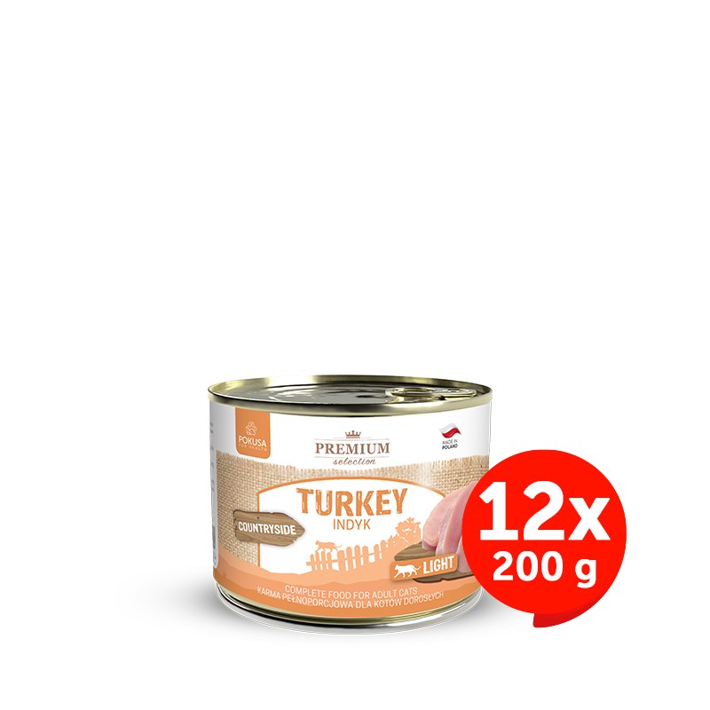 Premium Selection - turkey - wet food for adult cats