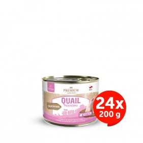 Premium Selection - quail - wet food for kittens