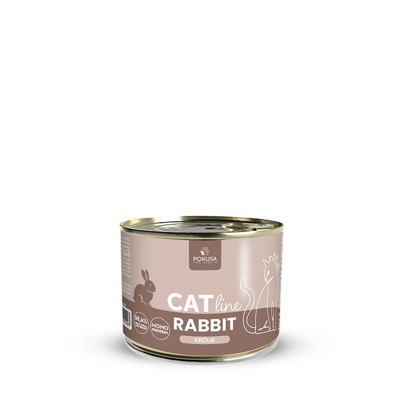 Premium Selection - rabbit - wet food for adult cats