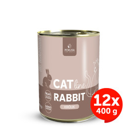 Premium Selection - rabbit - wet food for adult cats