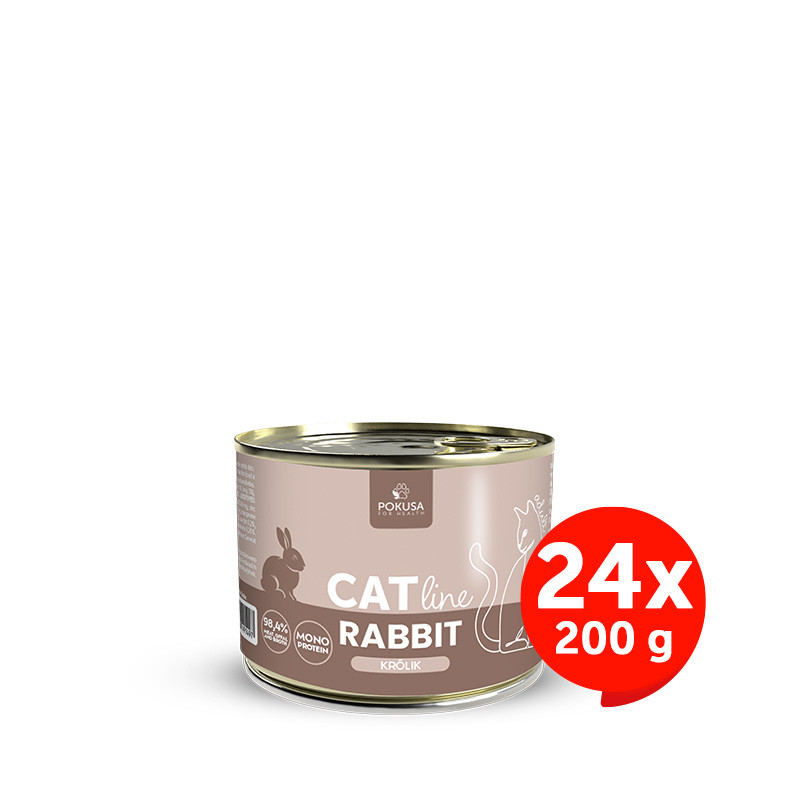 Premium Selection - rabbit - wet food for adult cats