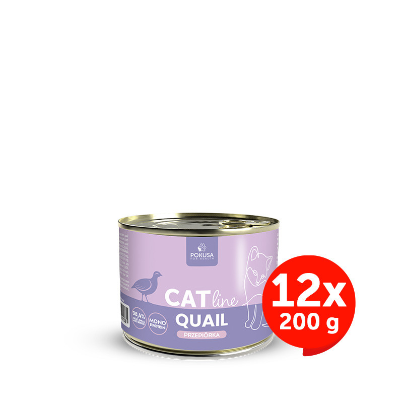 Premium Selection - quail - wet food for kittens