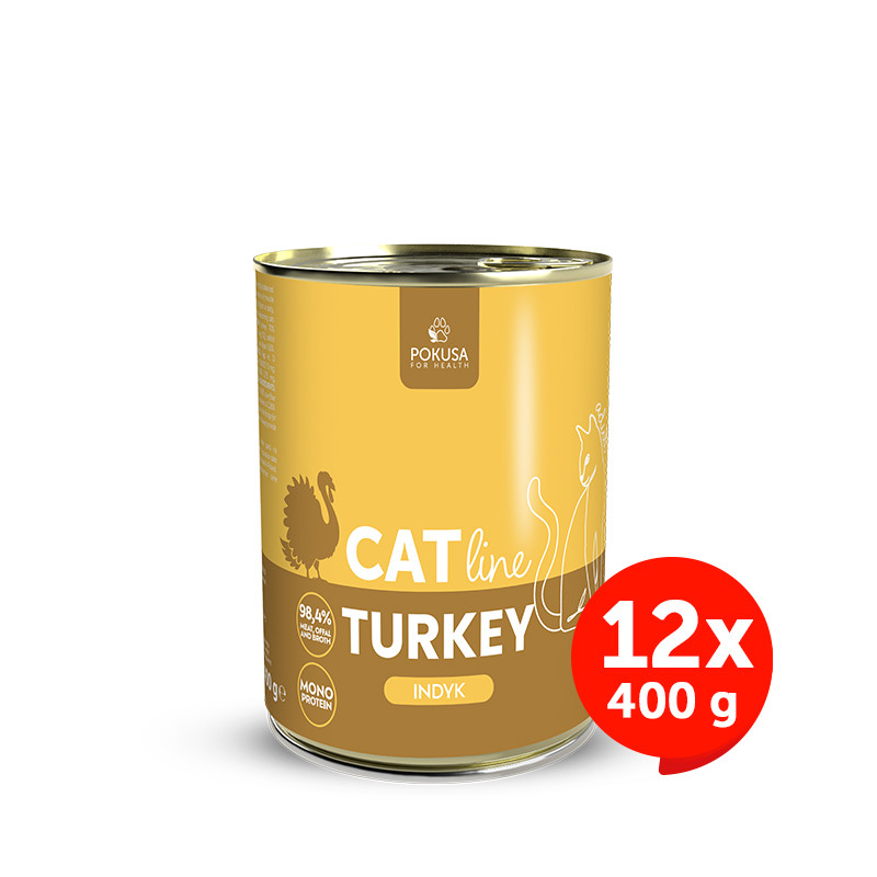 CatLina - indyk - karma mokra dla kotów