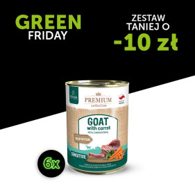 GreenFriday: Premium Selection - koza z marchewką - karma mokra dla psów dorosłych