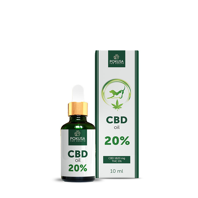 GreenLine CBD oil 20 % - olejek CBD z olejem z łososia