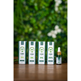 GreenLine CBD oil 20 % - olejek CBD z olejem z łososia