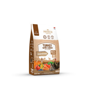Dry Food for Senior Dog with Turkey and Rabbit