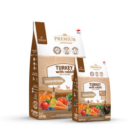 Dry Food for Senior Dog with Turkey and Rabbit