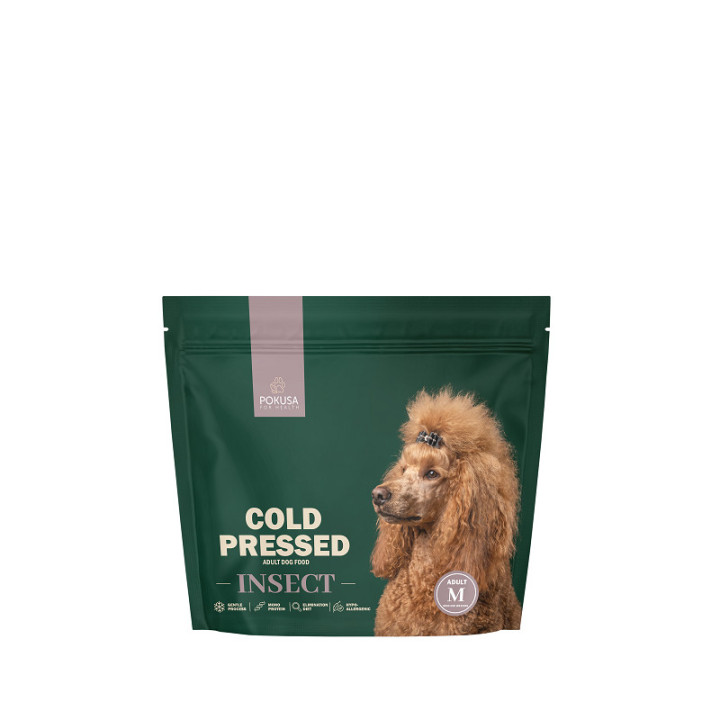 Cold Pressed Adult Dog Food Insect Size M