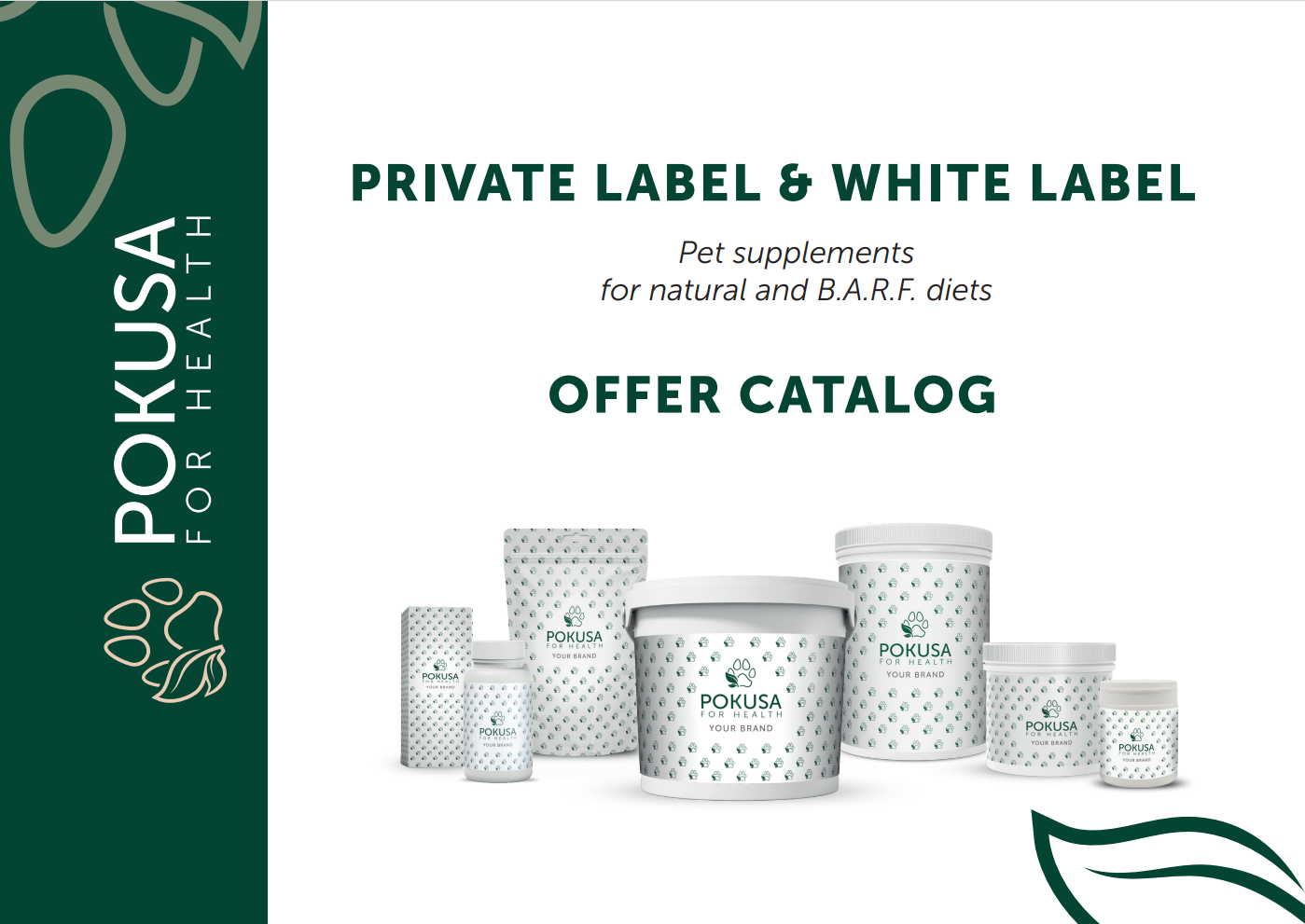 Private Label & White Label offer catalog