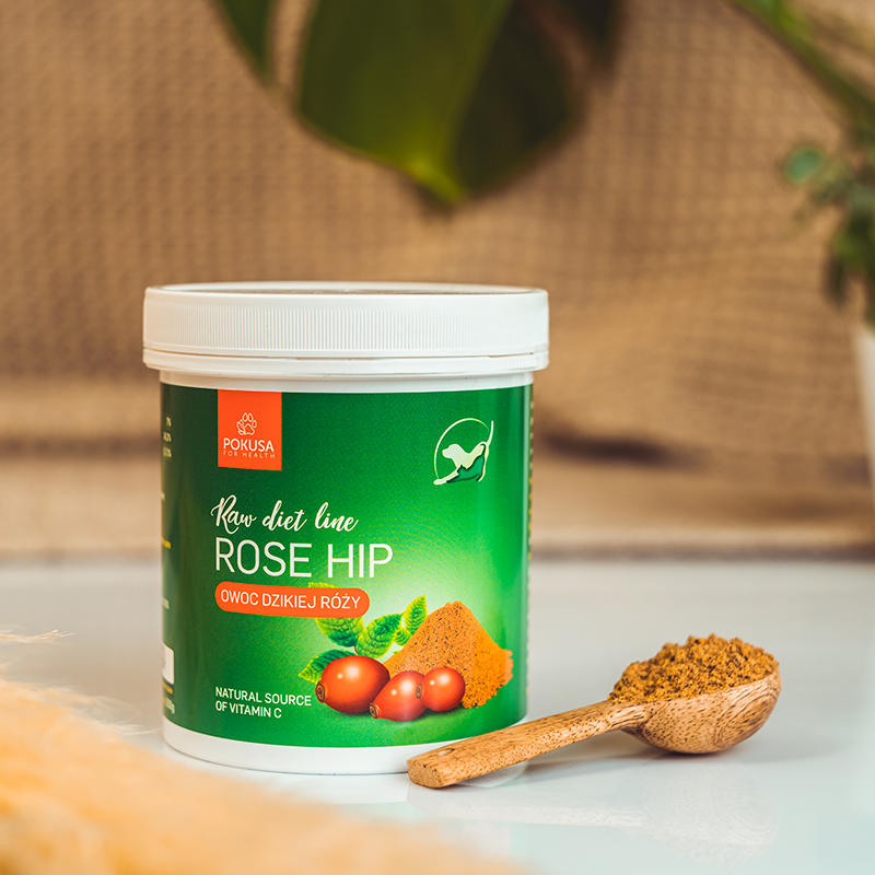 RawDietLine owoc dzikiej róży (Rose Hip) - naturalny suplement dla psów i kotów