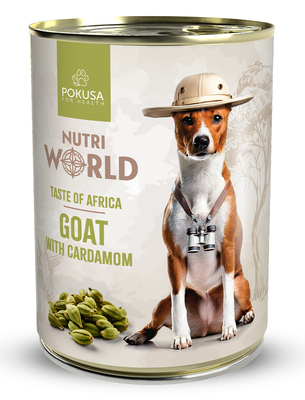 Puszka Nutri World Afryka - koza z kardamonem